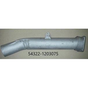 Труба выхлопная МАЗ-54323 с кронштейном (шарниром) 54322-1203075