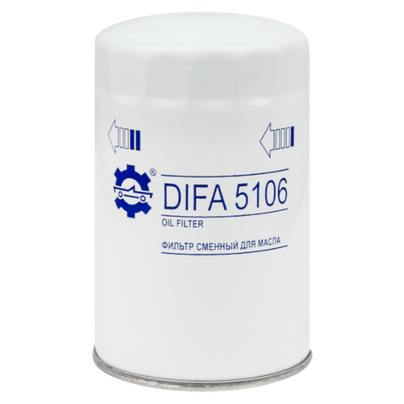 Фильтр масляный КАМАЗ (дв. CUMMINS ISBe 185,210,300, WK 950/26, LF16015) 5106 DIFA