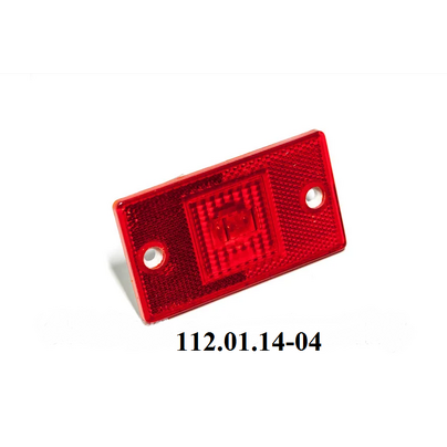Фонарь габаритов задний 112.01.14-04 (КРАСНЫЙ) на светодиодах Фишка LED 112.01.14-04 РУДЕНСК