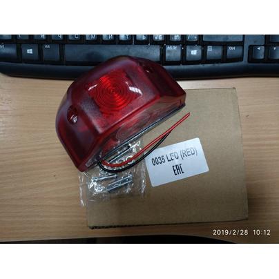 Фонарь освещения номерного знака ЛАМПОЧКА 24В 0035 ФП131/ПН-01.3717  (RED) IN2331R INTERPLAS