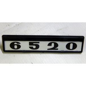 Табличка кабины КАМАЗ Цифры 6520-8202074 МГ