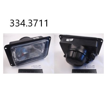 Фара головная МАЗ,  КамАЗ-евро, ГАЗ-3102, ЗИЛ-4331,УАЗ-3160 334.3711