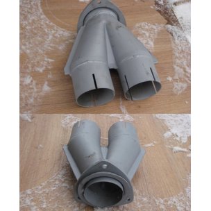 Тройник выпуска газов КАМАЗ-43114 глушителя 