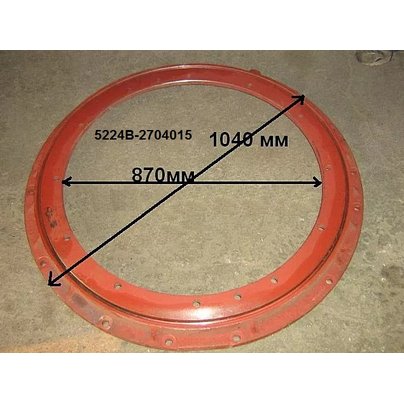 Круг поворотный прицепа Z-образ МАЗ (замена на 8352-2704010-10) 5224В-2704015 ZTD