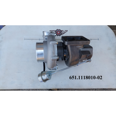 Турбокомпрессор ЯМЗ-651 ЕВРО-4 (ТКР 90-3 / ТКР 8С-300G) 651.1118010-02