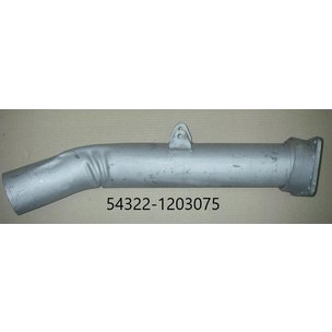 Труба выхлопная МАЗ-54323 с кронштейном (шарниром) 54322-1203075