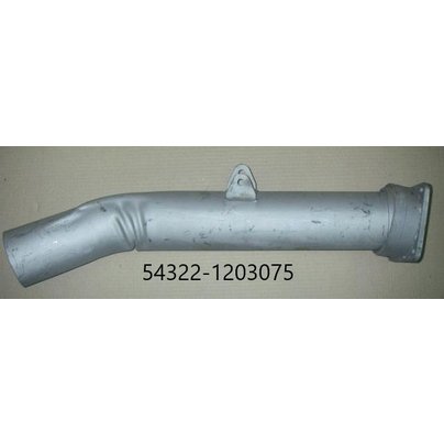 Труба выхлопная МАЗ-54323 с кронштейном (шарниром) 54322-1203075