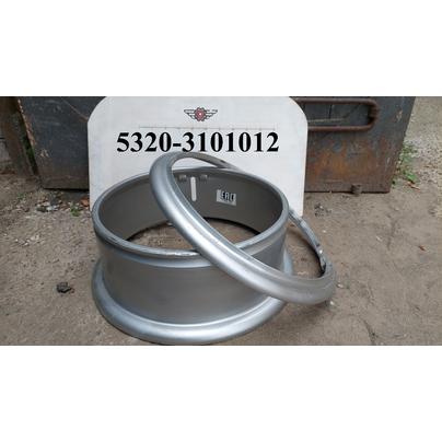 Диск колеса бездисковое 7.0х20 d472 (под клин) под камеру 9,00-20 (+ ДОП КОЛЬЦО) 5320-3101012 КНР
