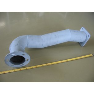 Труба приёмная автобус МАЗ 256 один изгиб