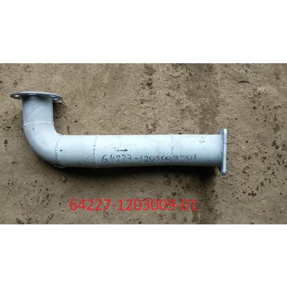 Труба приемная глушителя МАЗ-64229 с малым фланцем (от ТКР на глушитель) 64227-1203009-01