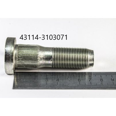 Болт колеса М20х1,5х65  передний/задний КАМАЗ 43114 (евро) 43114-3103071 КММЗ