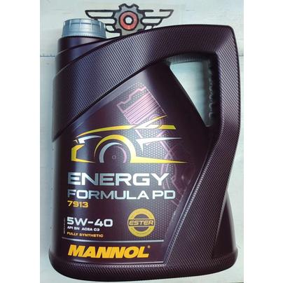 Масло моторное 5W40 синтетическое MANNOL 