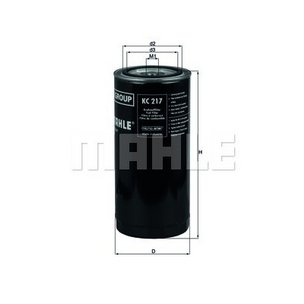 Фильтр топливный КАМАЗ-ЕВРО-4, Д-245 ЕВРО-3 (ан.6W24.059.00 / WDK962/16) KC217 MAHLE