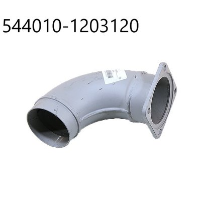 Патрубок трубы приемной МАЗ 544010 (угловой) с фланцем 544010-1203120 ОАО МАЗ