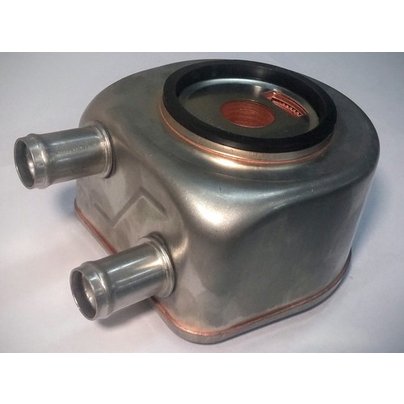 Теплообменник Д-245 евро-3 МАЗ жидкост.масл.(уст.на корп.фильтра | аналог 245-1506500)  ТЖМ-6500 РФ