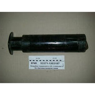 Патрубок между глушителями (ЯМЗ-236, МАЗ-53366) 