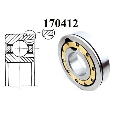 Подшипник 170412 (412N) первичного вала КПП КАМАЗ-5320 (аналог 15-1701032) размер 60x150x35 ZTD