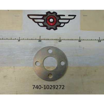 Пластина КАМАЗ привода ТНВД КРУГЛАЯ (задняя малая) 740-1029272