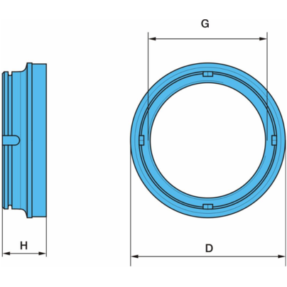 Гайка балансира M125x4 BPW шлицевая (аналог 070.432 / 0326419020) AS 29.0099