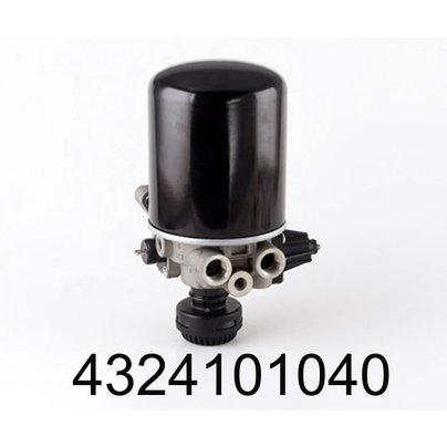 Регулятор давления воздуха с адсорбером 4 ОТВЕРСТИЯ (Осушитель) 4324101027 432.410.104.0 КАМА