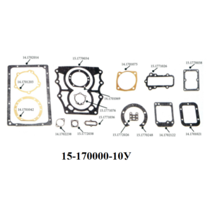 Рем.комплект КПП-15 КАМАЗ с делителем (16 наим) паранит (а-г 15-170000-10) 03-20-211