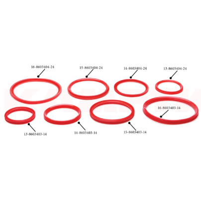 Рем.комплект гидроцилиндра КАМАЗ-6520 подъема кузова (из 8 найм) 6520-8603000-40У