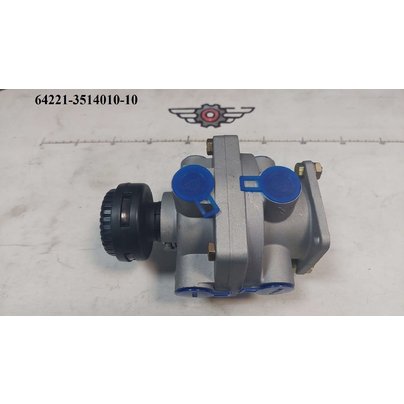 Кран тормозной главный 2-х секционный (ГТК) Н/О МАЗ КАМАЗ ЗИЛ 