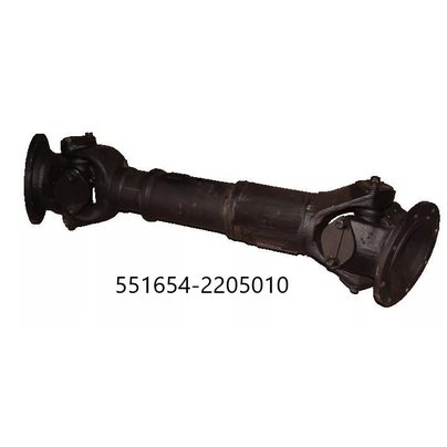 Вал карданный МАЗ среднего моста (4 отверстия, торцевые шлицы) L=1308+60мм 551654-2205010 РБ