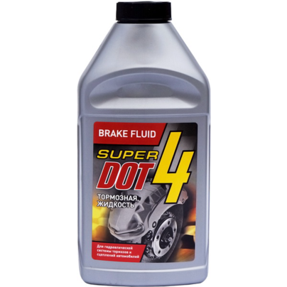 Жидкость тормозная SUPER DOT-4 (0,880кг) BRAKEFLUID 430130012 СИНТЕЗ-ПАК