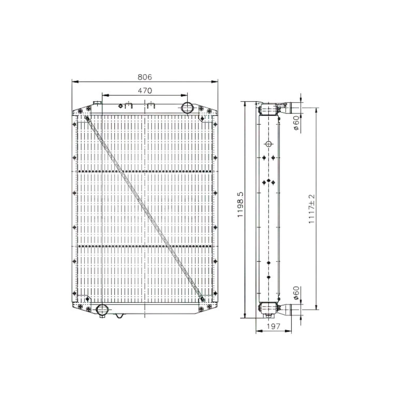 Радиатор основной МАЗ-5440В9 