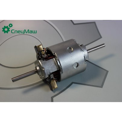Мотор отопителя  МАЗ-6430, 5440 24В, 130Вт, 3А под 2 крыльчатки (аналог ДП70-130) 0130 111 116 ПРАМО