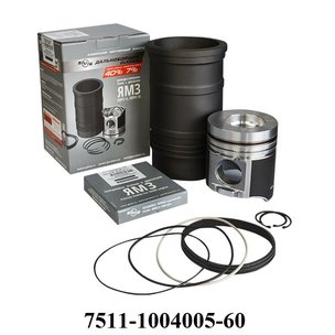 ЦПГ комплект ЯМЗ-7511-60 общ.гол БЕЗ ПАЛЬЦА (гильза-поршень+упл+стоп+порш.кольца) 7511-1004005-60