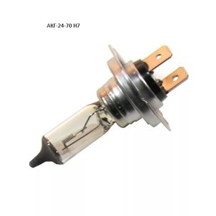 Лампочка галогенная фары PX6d АКГ-24-70 Н7