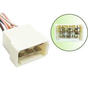 Колодка на 6 контактов с проводами (папа) 9011+6 МГ