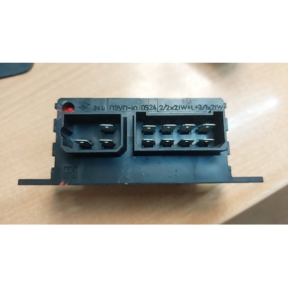 Реле поворотов (прерыватель ук. поворотов) 24V (11 конт) КАМАЗ,МАЗ (АДЮИ.453714.010) ПЭУП-10 ЭКРАН