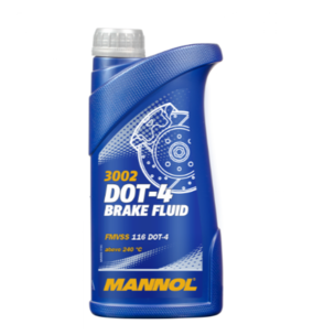 Жидкость тормозная MANNOL DOT-4 (0,910кг) BRAKEFLUID (3002) 56723