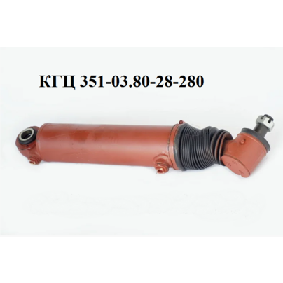Цилиндр силовой ГУРа МАЗ ЦГ-80-280 (L=541) 