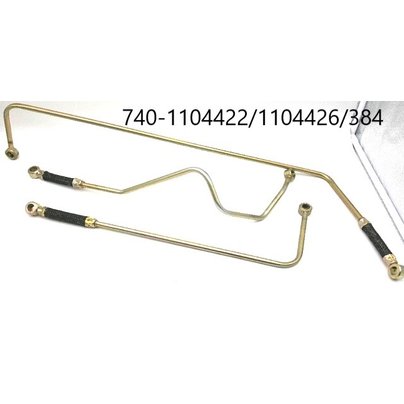 Трубки топливные низкого давления секций ТНВД КАМАЗ к-т=3шт. 