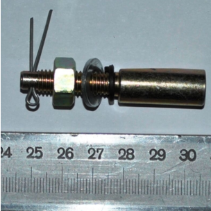 Клин рулевого кардана КАМАЗ в сборе ШПЛИНТ+ГАЙКА+ШАЙБА+ГРОВЕР  5320-3422023