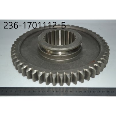 Шестерня 1-й передачи дв.ЯМЗ КПП-236 и заднего хода вторичного вала (z=50) н/образца 236-1701112-Б