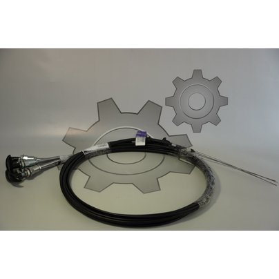 Тяга глушения двигателя МАЗ c рукояткой L-3050 (трос останова двигателя) 6430-1115010 КСМ