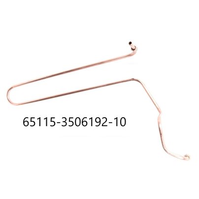 Трубка пневмопривода тормозов КАМАЗ от компрессора Н/О(на охладитель отвод с боку) 65115-3506192-10