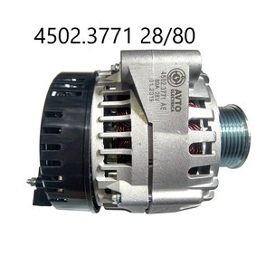 Генератор 28В/80А КАМАЗ дв.740.50-360 ЯМЗ-658 Евро-2 6-ручьев 2-уха 4502.3771 РФ