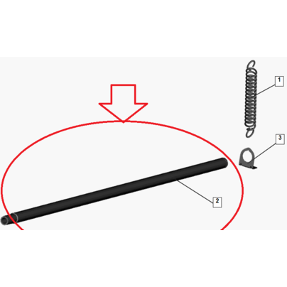 Рычаг (вороток) насоса подъема кабины 64221-3901084-01 ОАО МАЗ