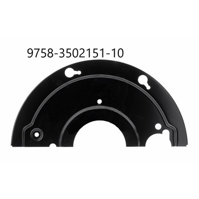 Щит тормоза МАЗ 9758-10 суппорта левый (половинка) п/прицепа 9758-3502151-10