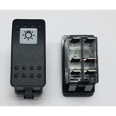 Переключатель (клавиша) МАЗ 3-х поз. 6-конт. головного света W118005001115 ОАО МАЗ