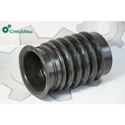 Переходник МАЗ (уплотнитель) фильтра воздушного (гофра большая) 6422-1109146 КСМ