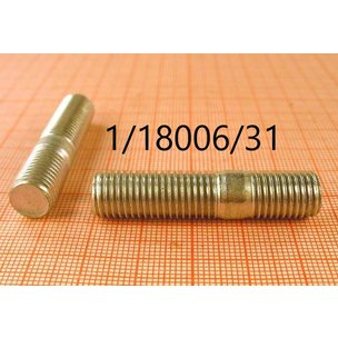 Шпилька М16х1.5х22х45 крышки редуктора КАМАЗ 1/18006/31