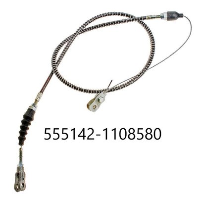 Привод подачи топлива 1605/1100 МАЗ 555142 трос газа в сборе 555142-1108580 РФ