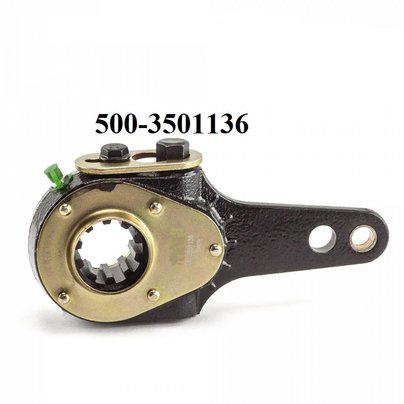 Рычаг регулировочный МАЗ (трещетка) ручной прямой МЕЛКИЙ ШЛИЦ (38мм) 500А-3501136 АШ